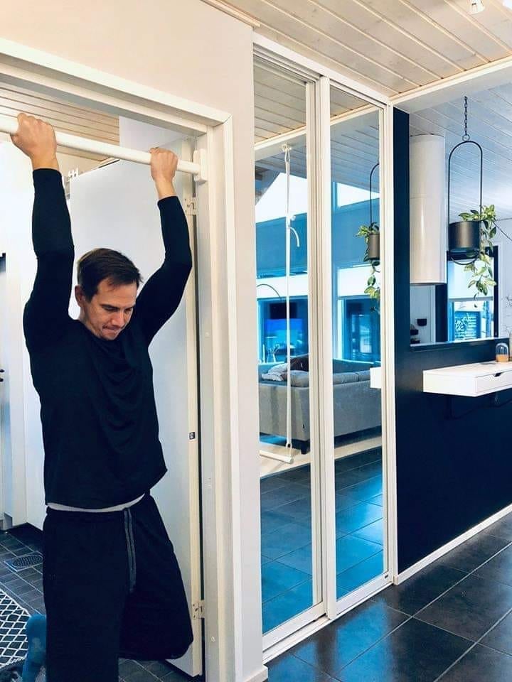 Pull-up-stang i tre